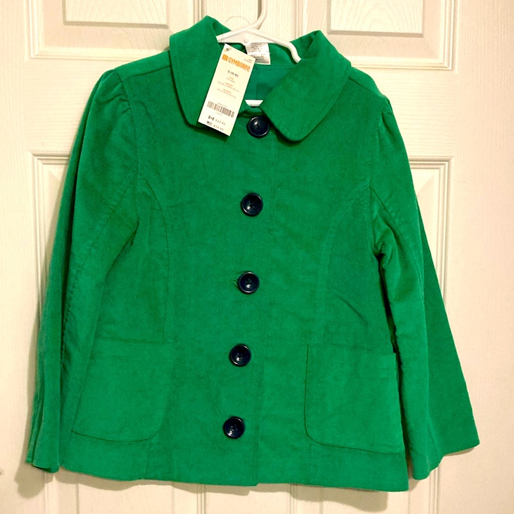 Size 5/6 new with tags green dress jacket.